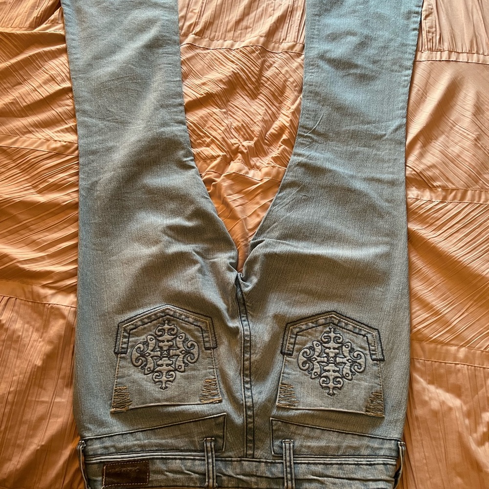 Blue Jeans Size 9 Wide Boot Leg